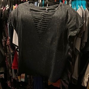 Premium Tee collection faded bleached look with the boobie window.